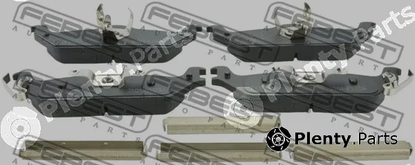 Febest 2101-F150R — Brake Pad Set, disc brake