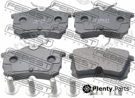 Febest 0301-CMR — Brake Pad Set, disc brake