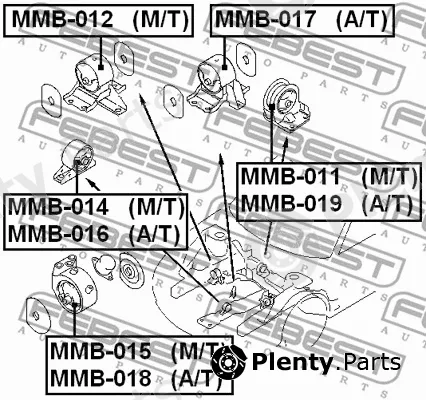 Mounting, engine