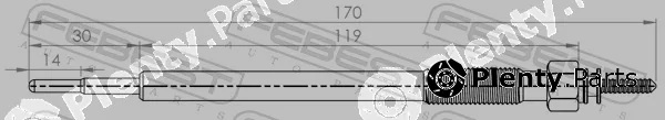 Febest 04642-001 — Glow Plug