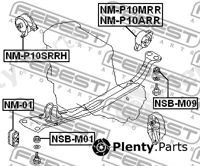 Mounting, engine
