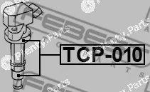 Febest TCP-010 — Plug, coil