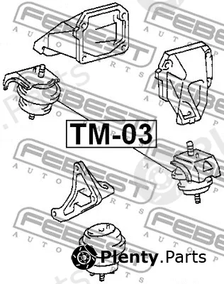 Mounting, engine