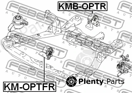Mounting, engine