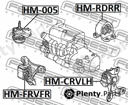 Mounting, engine