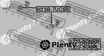 Febest 1223-SONRR — Link/Coupling Rod, stabiliser bar