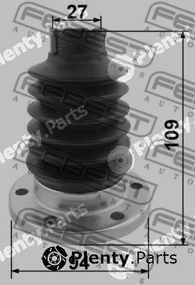 Febest 2615-OCT — Bellow, drive shaft