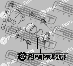 Febest 0775-APK416F — Repair Kit, brake caliper