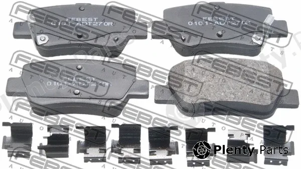 Febest 0101-ADT270R — Brake Pad Set, disc brake
