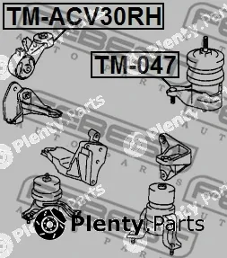 Mounting, engine