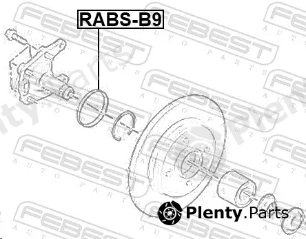 Febest RABS-B9 — Sensor Ring, ABS