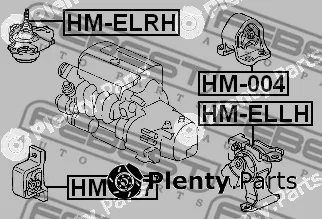 Mounting, engine