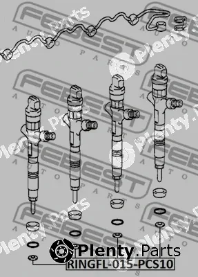 Febest RINGFL-015-PCS10 — Seal Ring, injector