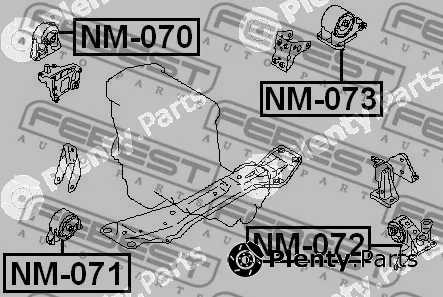 Mounting, engine