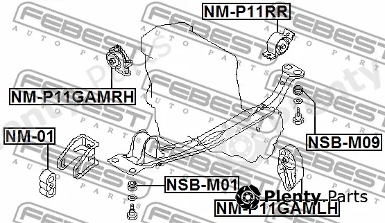Mounting, engine