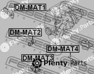 Mounting, engine