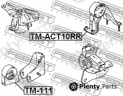 Mounting, engine