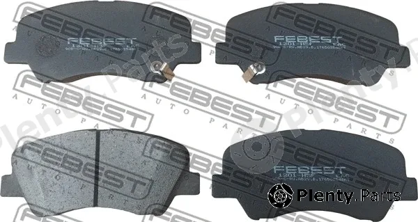 Febest 1201-H5F — Brake Pad Set, disc brake