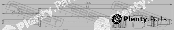 Febest 17642-001 — Glow Plug