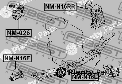 Mounting, engine