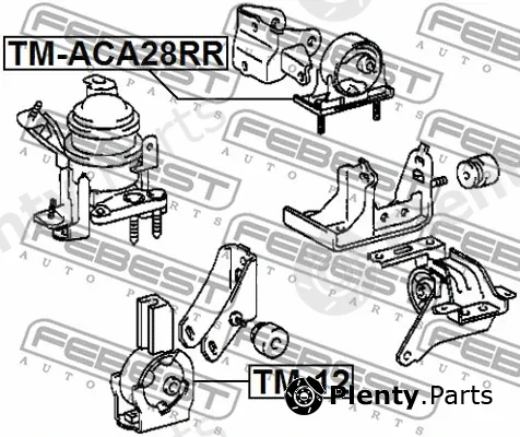 Mounting, engine