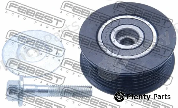 Febest 0588-GL — Deflection/Guide Pulley, V-ribbed belt