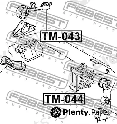Mounting, engine