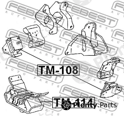 Mounting, engine