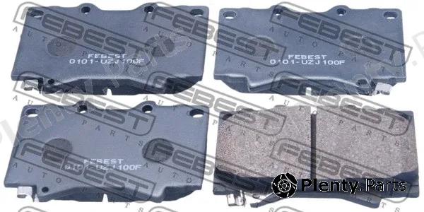 Febest 0101-UZJ100F — Brake Pad Set, disc brake