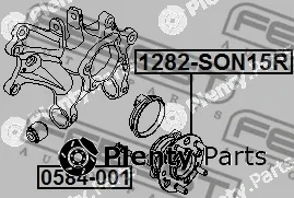 Febest 1282-SON15R — Wheel Hub