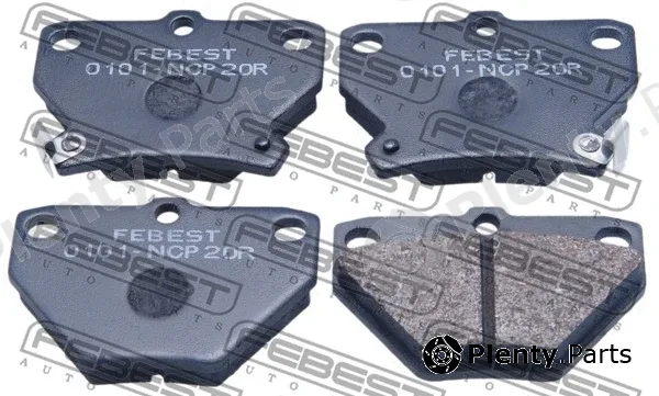 Febest 0101-NCP20R — Brake Pad Set, disc brake