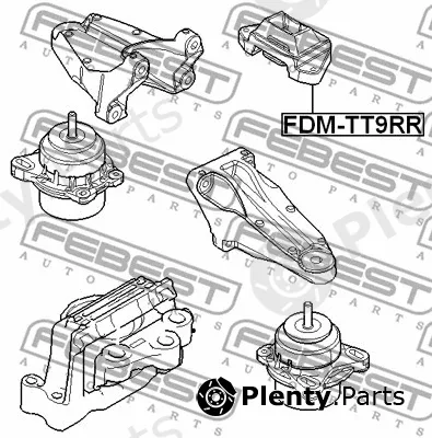 Mounting, engine