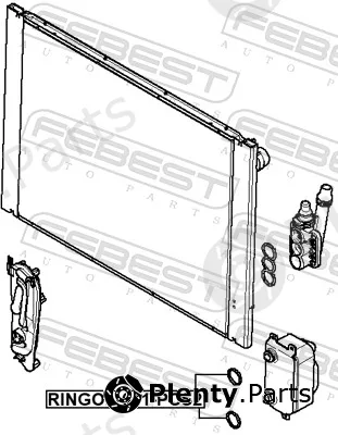 Febest RINGOL-071-PCS2 — Seal Ring, oil cooler