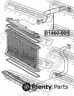 Febest 01460-001 — Coolant Pipe