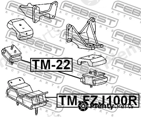 Mounting, engine