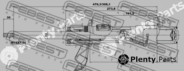 Febest 05665298FL — Shock Absorber