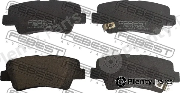 Febest 1201-SOLR — Brake Pad Set, disc brake