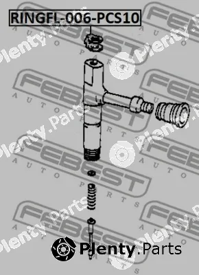 Febest RINGFL-006-PCS10 — Seal Ring, injector