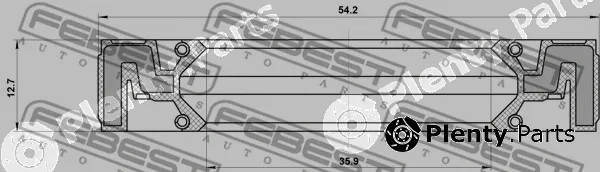 Febest 95QAY-37541313C — Shaft Seal, manual transmission main shaft