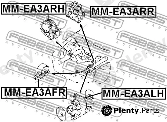 Mounting, engine