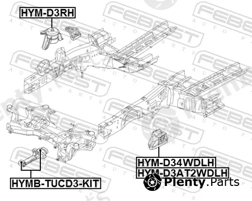 Mounting, engine