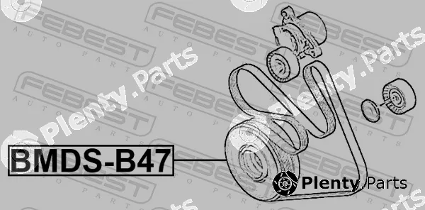 Febest BMDS-B47 — Belt Pulley, crankshaft