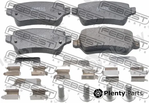 Febest 1801-ASHR — Brake Pad Set, disc brake
