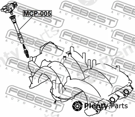 Febest MCP-005 — Plug, coil