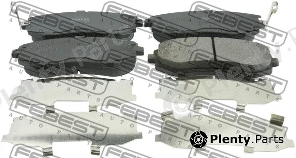 Febest 0801-G12F — Brake Pad Set, disc brake
