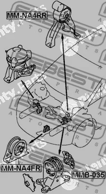 Mounting, engine