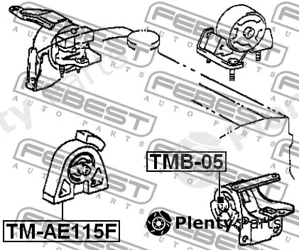 Mounting, engine