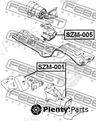 Mounting, engine