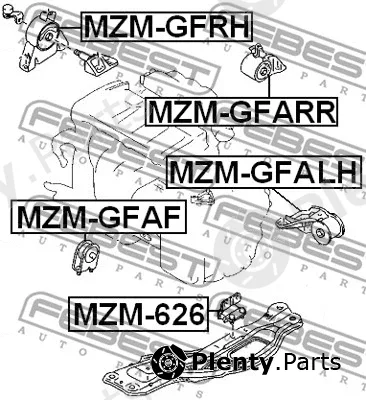 Mounting, engine