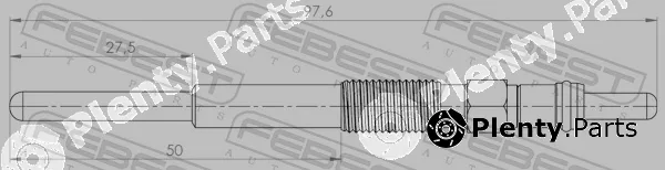 Febest 25642-003 — Glow Plug
